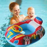 Inflatable Swim Float with Canopy for Toddlers – Safe & Fun Water Play Teeny Pandas